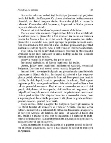 Numele ei era Tatiana