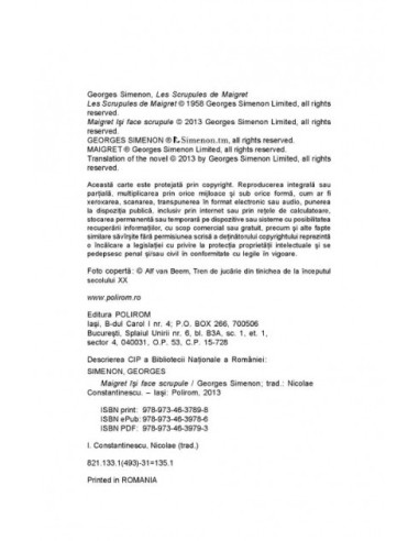 Maigret își face scrupule