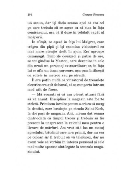 Maigret își face scrupule