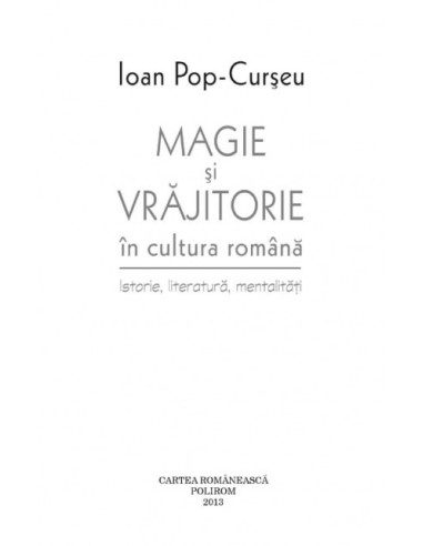 Magie și vrăjitorie în cultura...