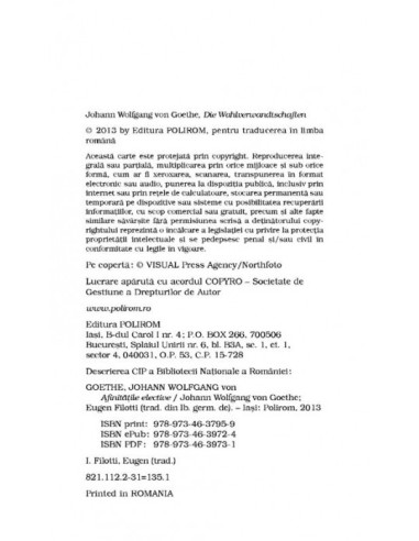 Afinitățile elective 