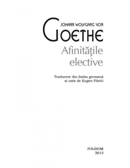 Afinitățile elective 