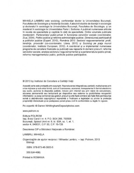 Organizațiile de ajutor reciproc