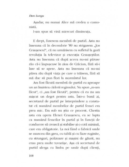 Sînt o babă comunistă!