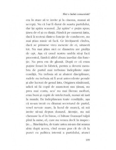 Sînt o babă comunistă!