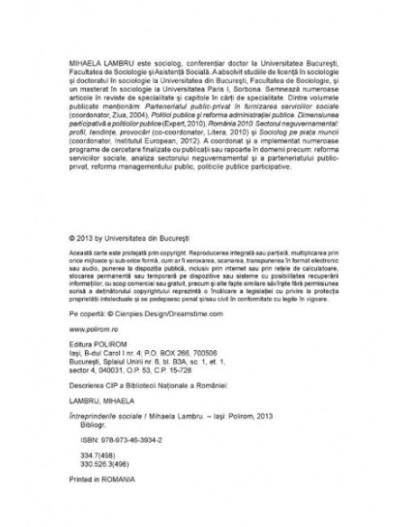 Întreprinderile sociale