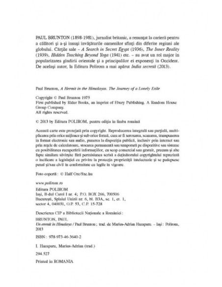 Un eremit în Himalaya