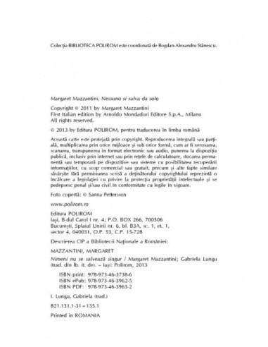 Nimeni nu se salvează singur