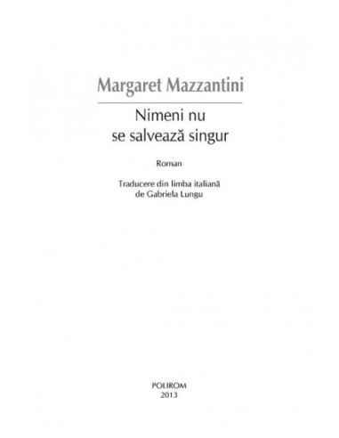 Nimeni nu se salvează singur