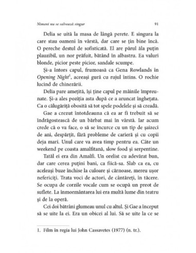 Nimeni nu se salvează singur