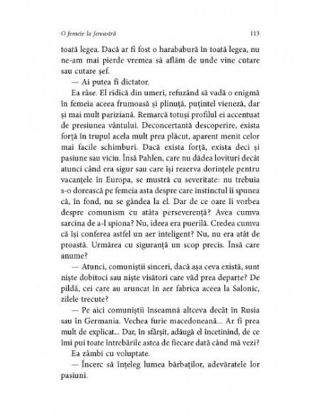 O femeie la fereastră