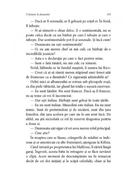 O femeie la fereastră