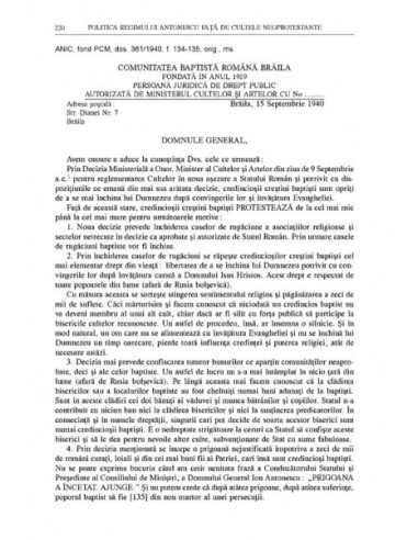 Politica regimului Antonescu fata de...