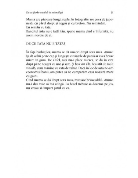 De ce fierbe copilul în mămăligă