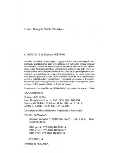 Polemici cordiale (ediţie de buzunar)