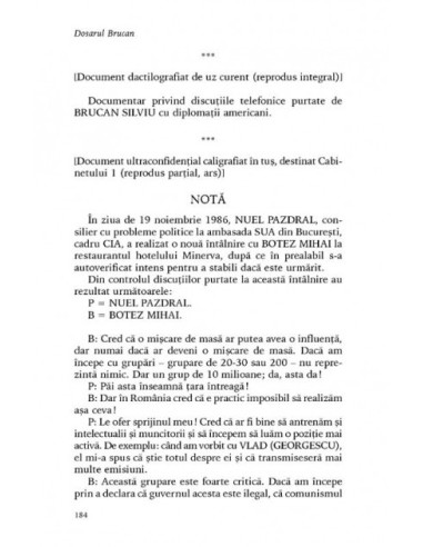 Dosarul Brucan. Documente ale... Dosarul Brucan. Documente ale...