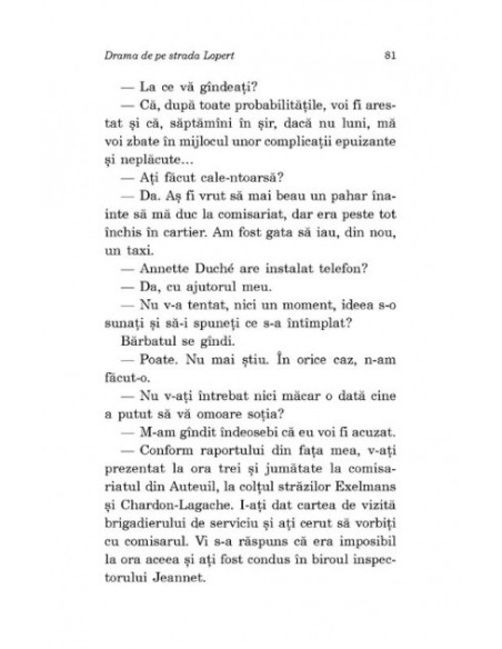 Drama de pe strada Lopert