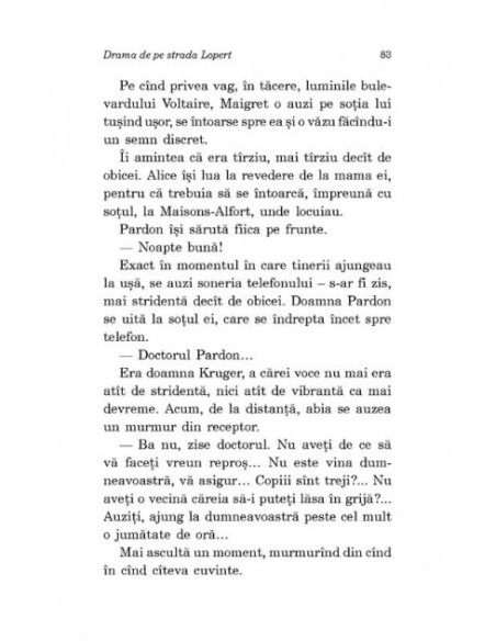 Drama de pe strada Lopert