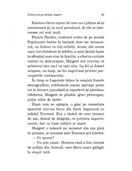 Drama de pe strada Lopert