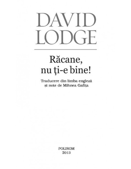 Răcane, nu ți-e bine!