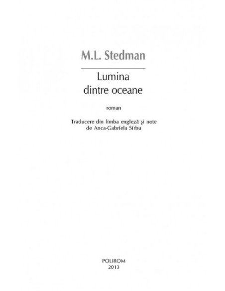 Lumina dintre oceane