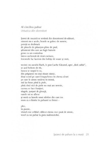 Șaizeci de pahare la o masă