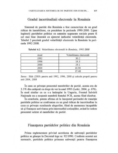 Competiția politică în România Competiția politică în România
