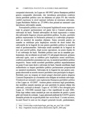 Competiția politică în România Competiția politică în România