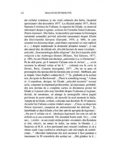 Dialoguri întrerupte: Corespondenţa Mircea Eliade-Ioan Petru Culianu