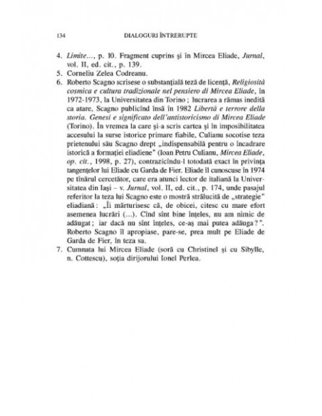 Dialoguri întrerupte: Corespondenţa Mircea Eliade-Ioan Petru Culianu
