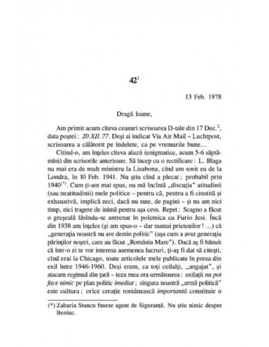 Dialoguri întrerupte: Corespondenţa... Dialoguri întrerupte: Corespondenţa...