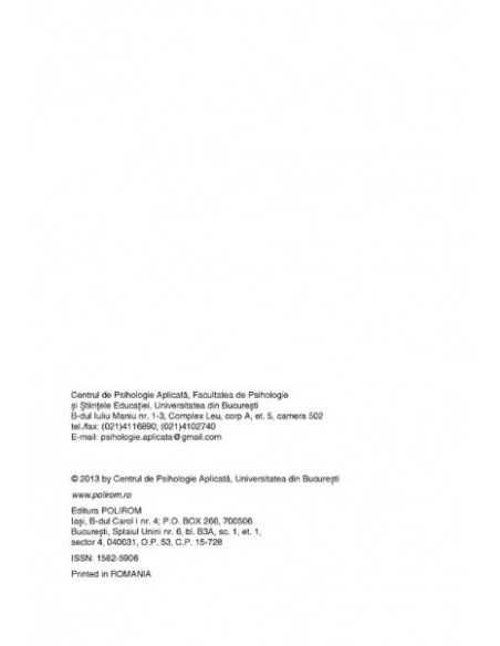 Revista de psihologie organizaţională, vol. XII, nr. 1-4/2012