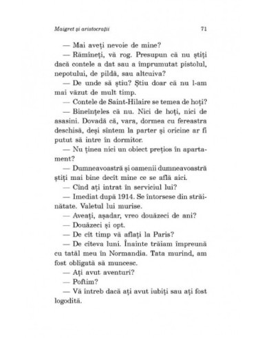 Maigret și aristocrații