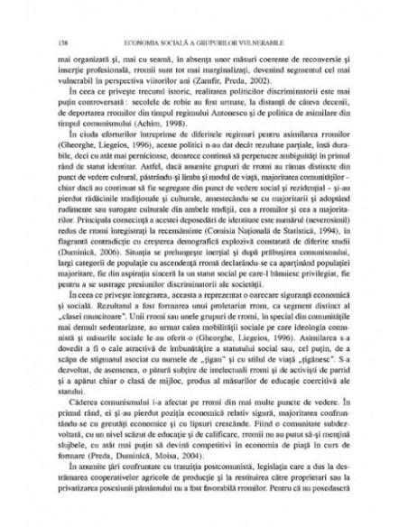 Economia socială a grupurilor vulnerabile