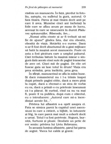 Pe firul de păianjen al memoriei...