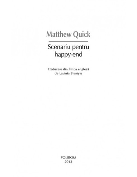 Scenariu pentru happy-end