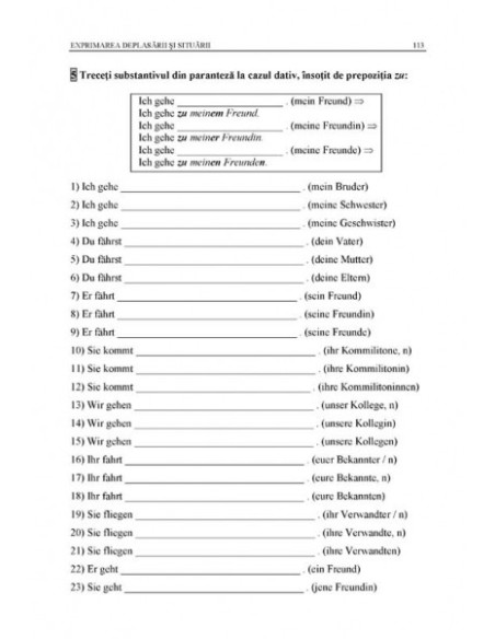 Limba germană. Exerciții de gramatică și vocabular (ediția a VIII-a revăzută și adăugită)