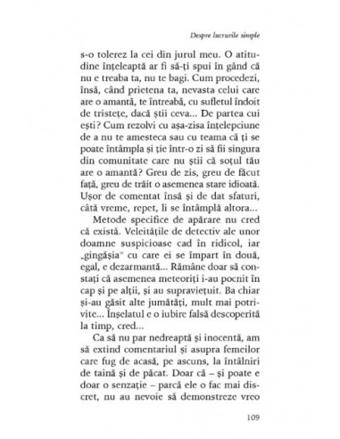 Despre lucrurile simple (Ediţie...