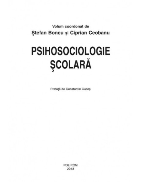 Psihosociologie școlară