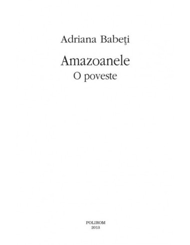 Amazoanele. O poveste