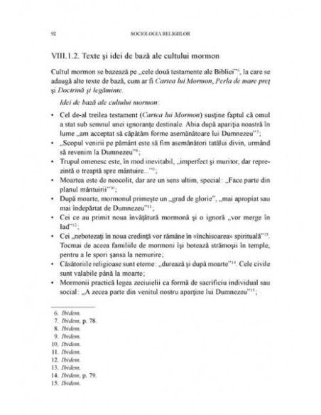 Sociologia religiilor. Credințe, ritualuri, ideologii