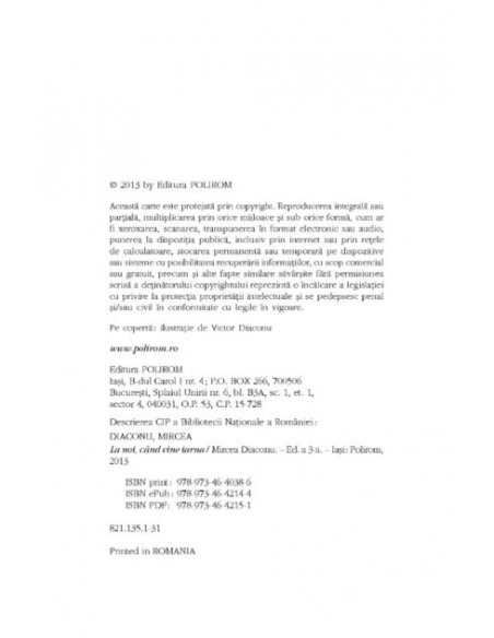 La noi, cînd vine iarna