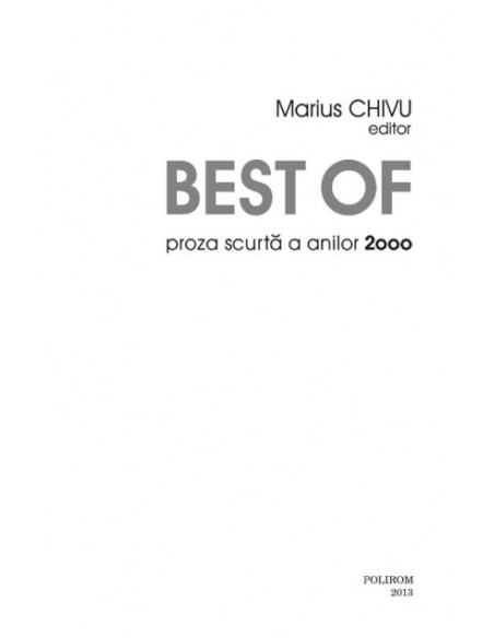Best of: proza scurtă a anilor 2000