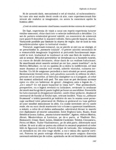 Oglinda și drumul. Prozatori...