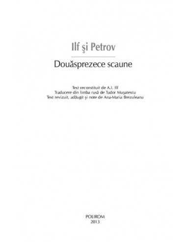 Douăsprezece scaune