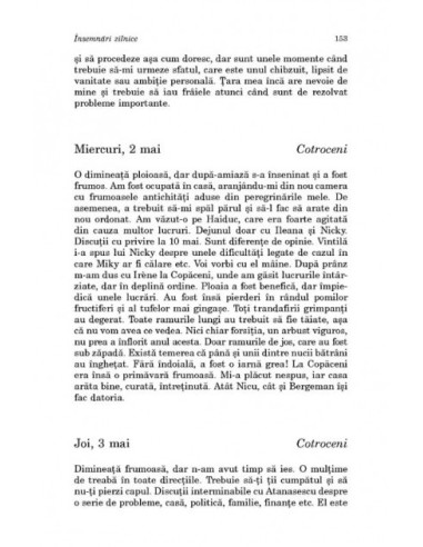 Însemnări zilnice. Volumul al X-lea...