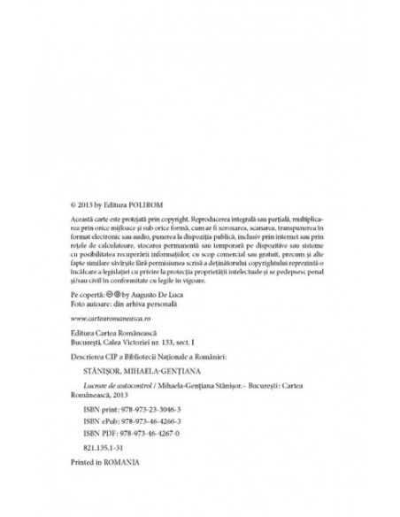 Lucrare de autocontrol