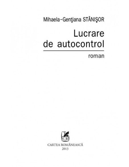 Lucrare de autocontrol