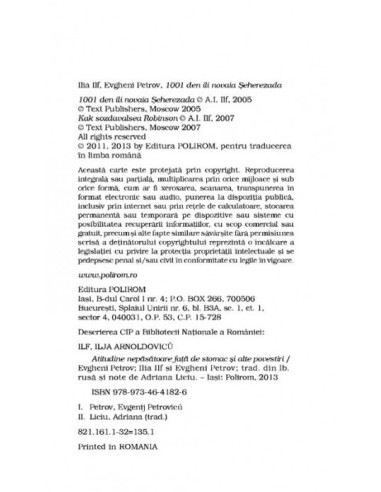 Atitudine nepăsătoare faţă de stomac...