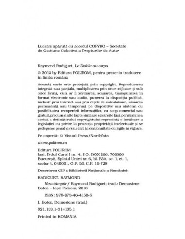 Neastâmpăr (ediție de buzunar)